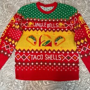 taco bell christmas sweater